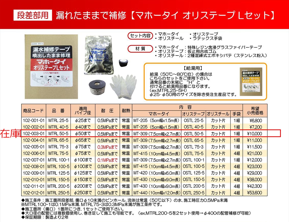 �ޥۡ�����(���ꥹ�ơ���L���å�)��MTRL50-5