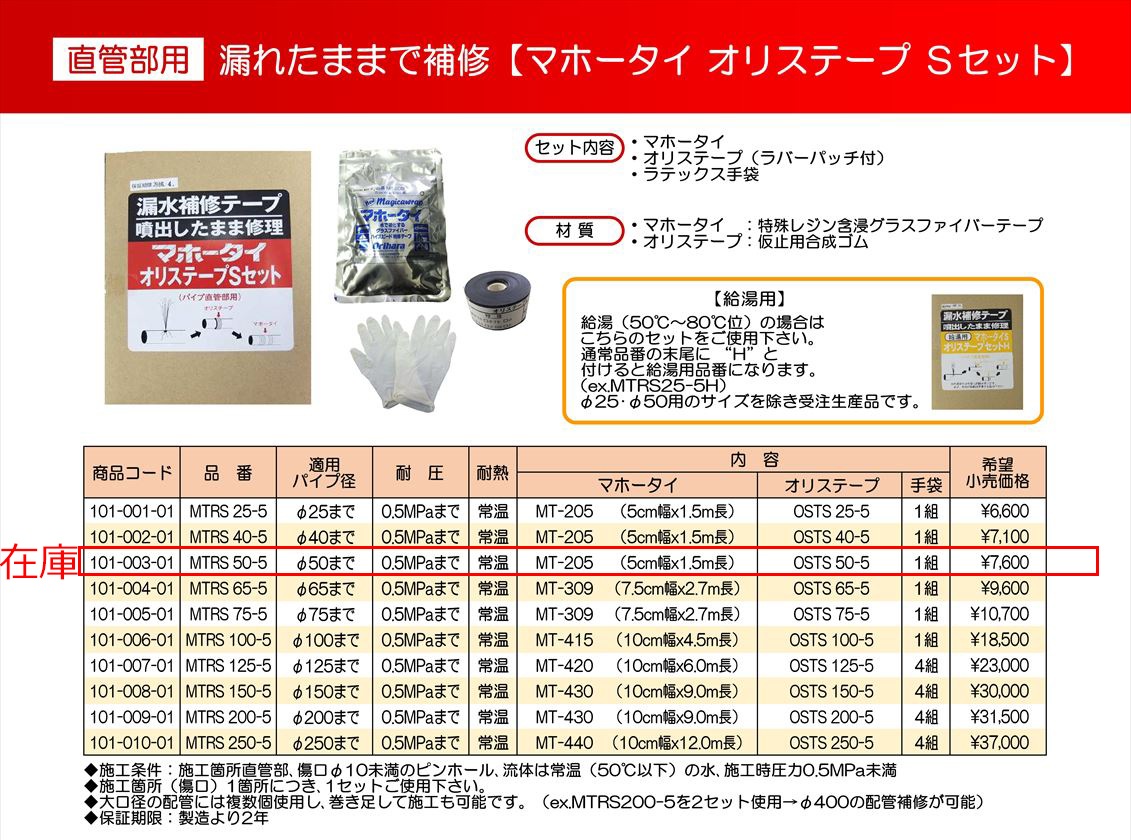 �ޥۡ�����(���ꥹ�ơ���S���å�)��MTRS50-5