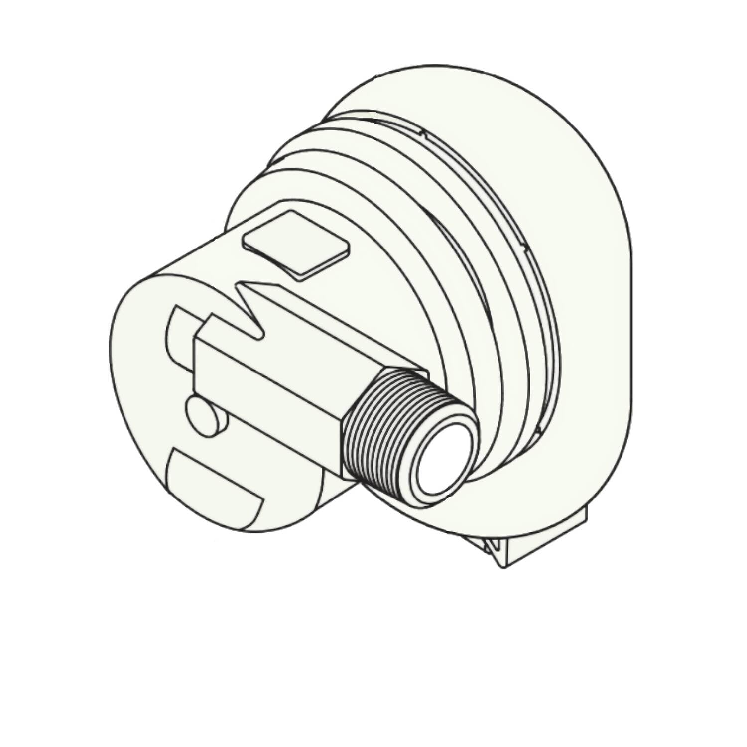パロマ 【BMZAWS-L1】 バスアダプター ネジ接続タイプ L型 Paloma