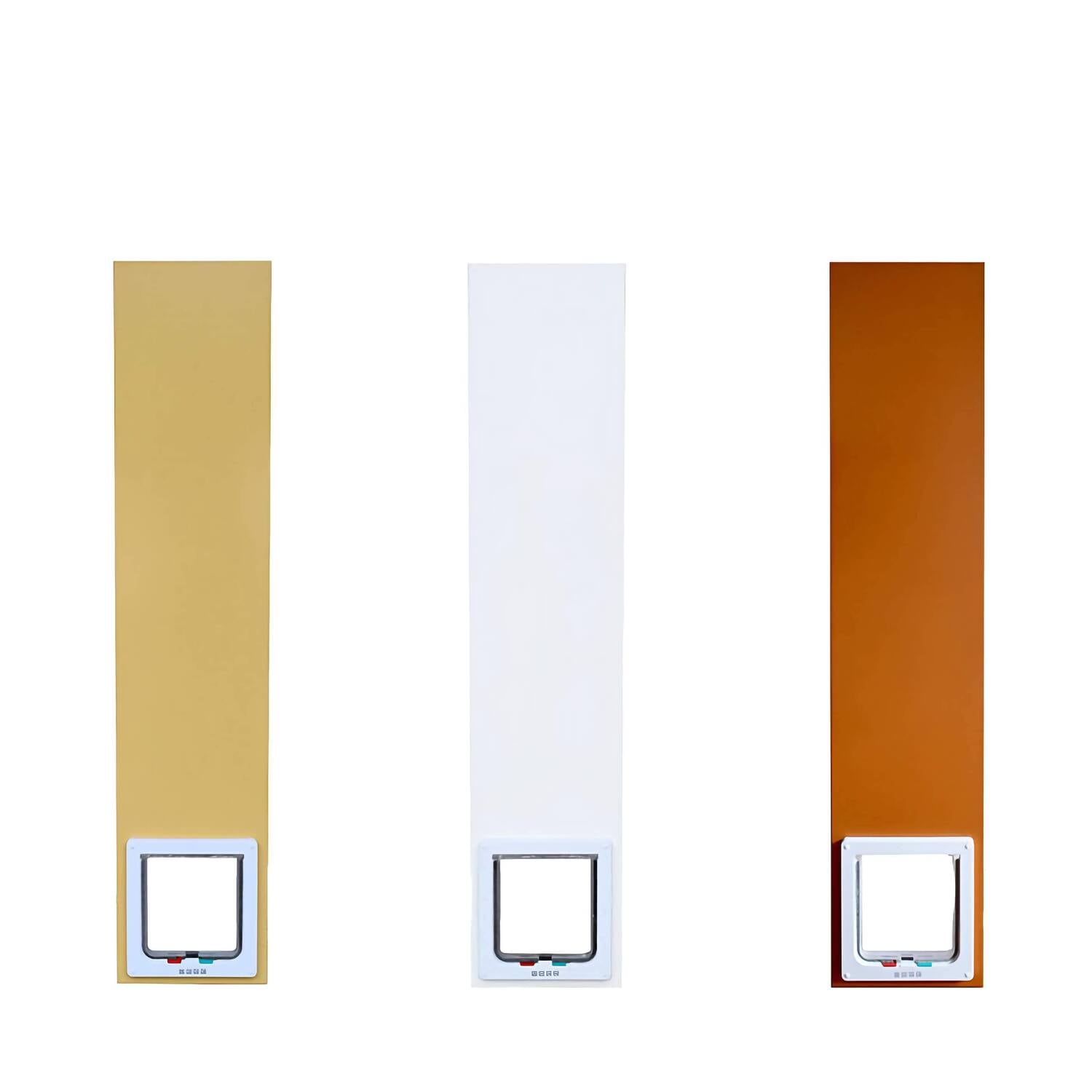 小型犬・猫用 ペットドアー ペットスルーもん 【PTG-L2200】(ベージュ・ホワイト・ブラウン)