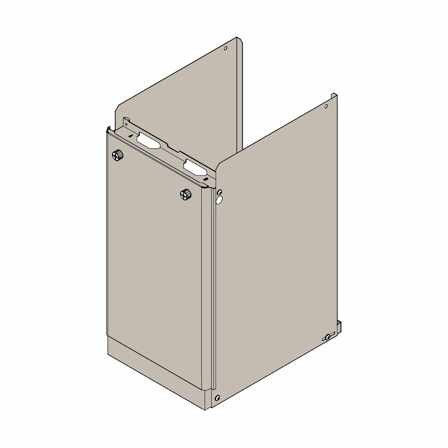 パロマ 【HCFH-4S 450L】 配管カバー 450L Paloma