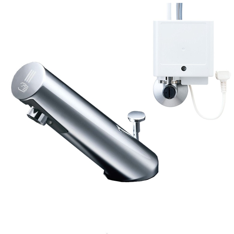 【在庫限り特価】 LIXIL(INAX) 【AM-200V1】 洗面・手洗器用自動水栓 オートマージュA 100V 排水栓あり(単水栓)