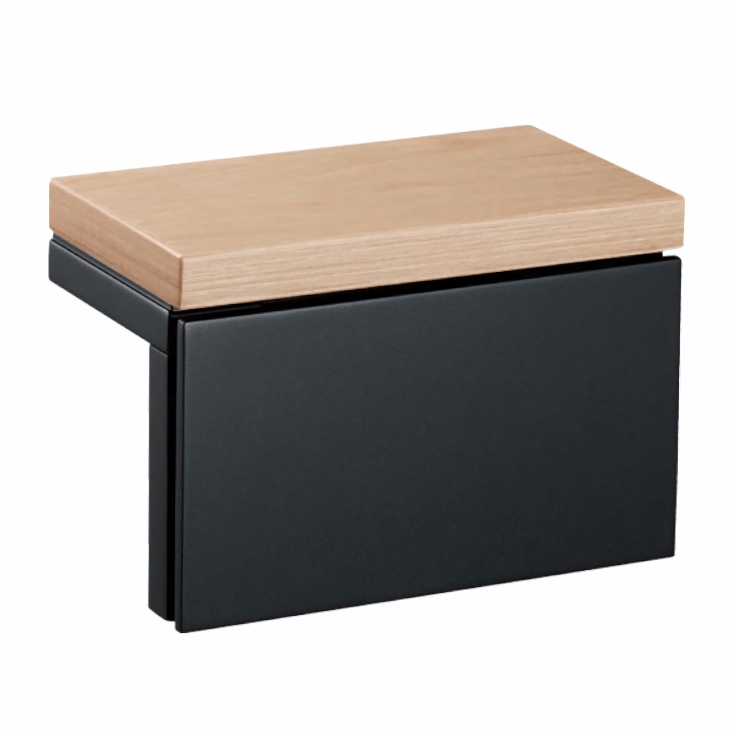 カワジュン 【SE-053-4003】 ペーパーホルダー W×M COLLECTION マットブラック＋ライトブラウン KAWAJUN