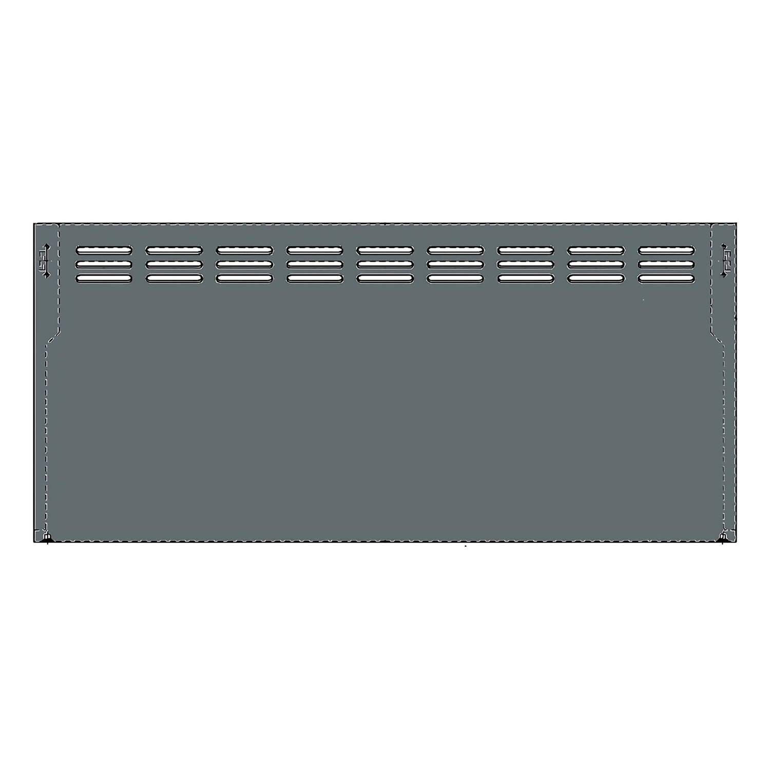 クリナップ 【ZRY75MBM66FCZ-E】 鋼板前幕板 メタルブラック 高さ70cm用 間口75cm用