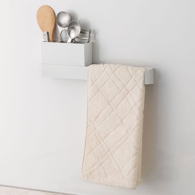 タカラスタンダード 【MGAKコモノイレ15S(W)＋MGSKタオルハンガーL】 マルチラック＋タオルハンガー どこでもラック