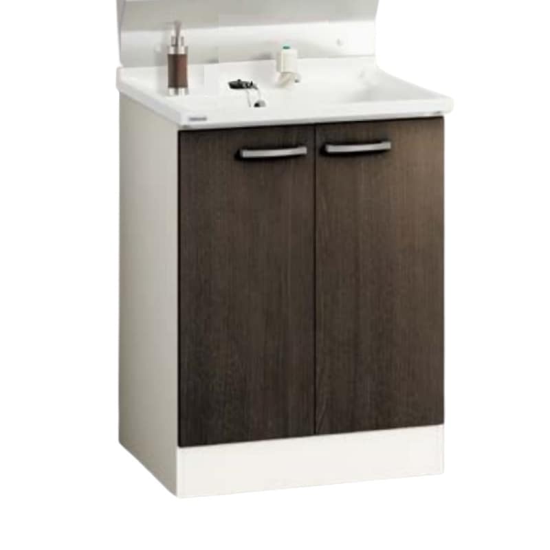 クリナップ 【BGAL60TNTEWE4ZG】 洗面化粧台 BGAシリーズ 間口60cm 開きタイプ 単水栓 ハイグレード ダークウッド 寒冷地用