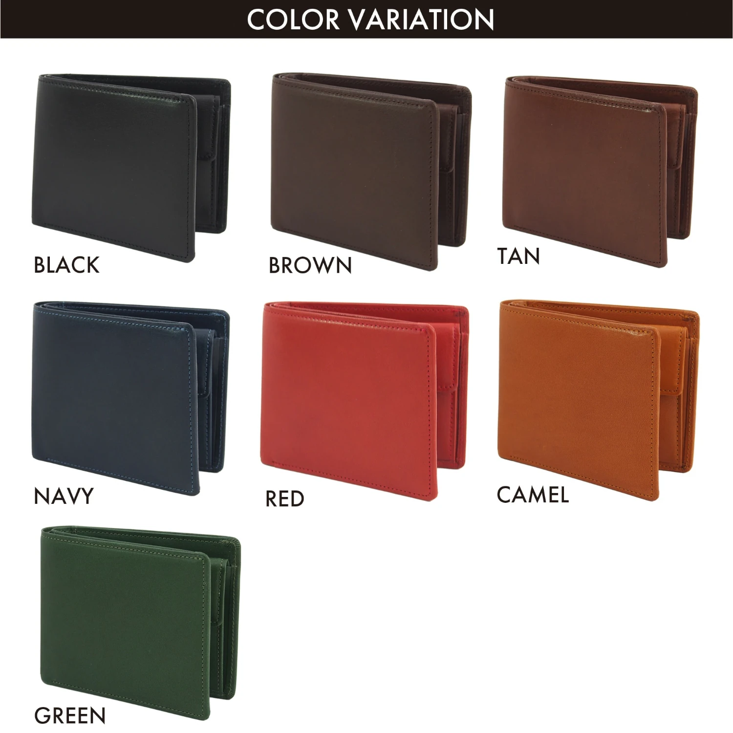 栃木レザージーンズ 片マチ付札入 【TGS-3355】 二つ折り財布 国産牛革