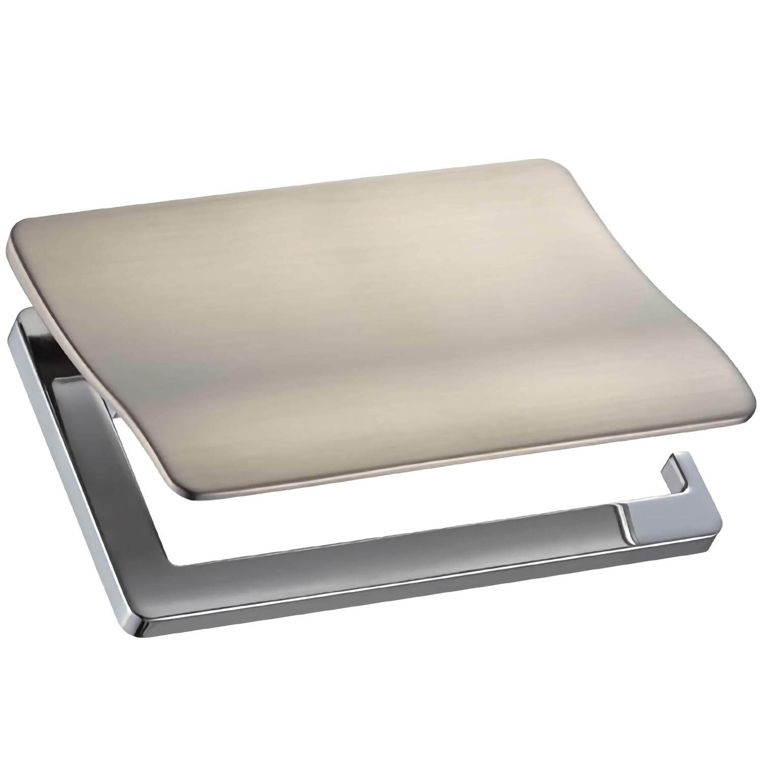 カワジュン 【SC-703-CN】 ペーパーホルダー クローム+サテンニッケル KAWAJUN