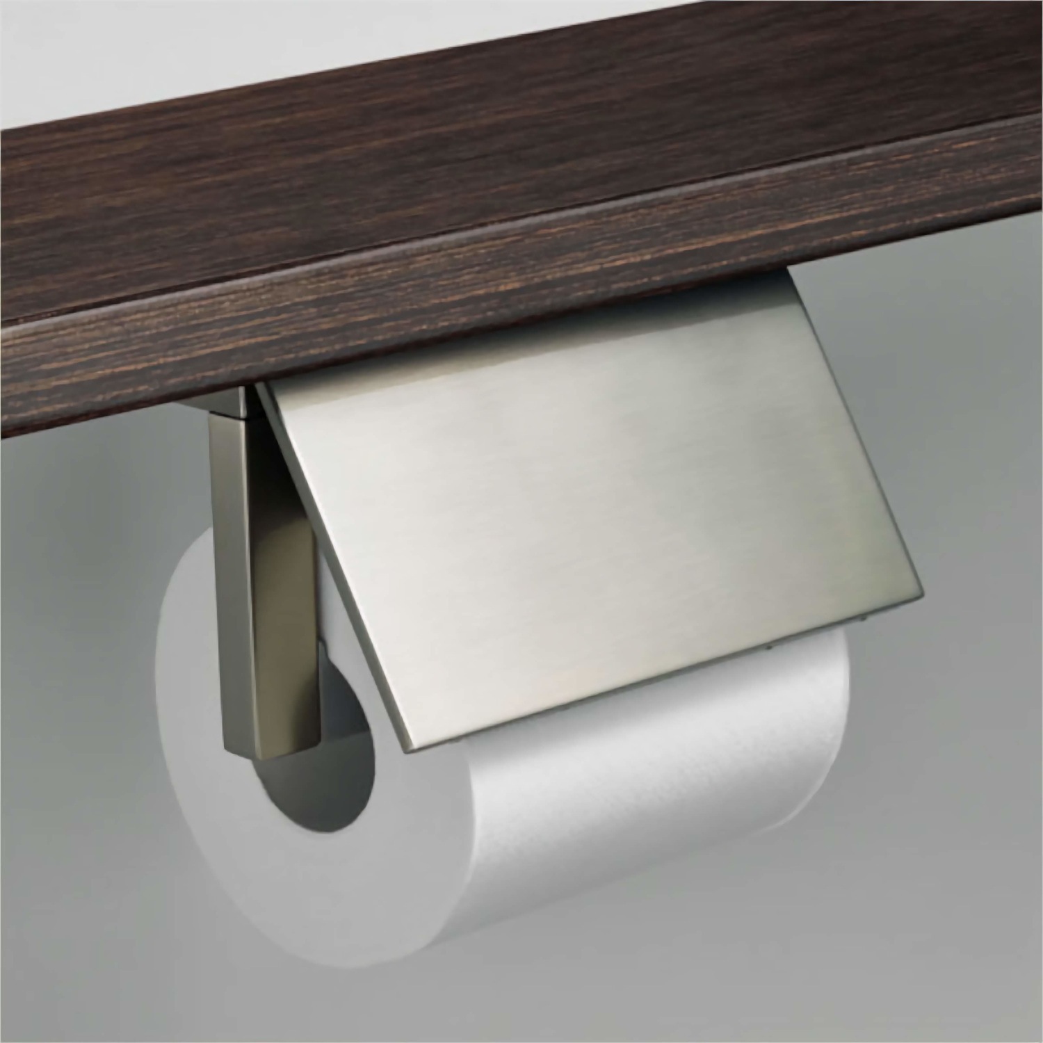 カワジュン 【SE-05M-XN】 カウンター下付タイプペーパーホルダー W×M