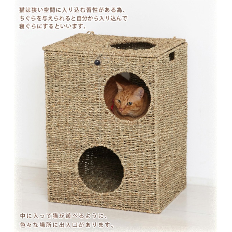【キャットプレイハウス】 ネコ用ペットハウス 株式会社クロシオ様直送品