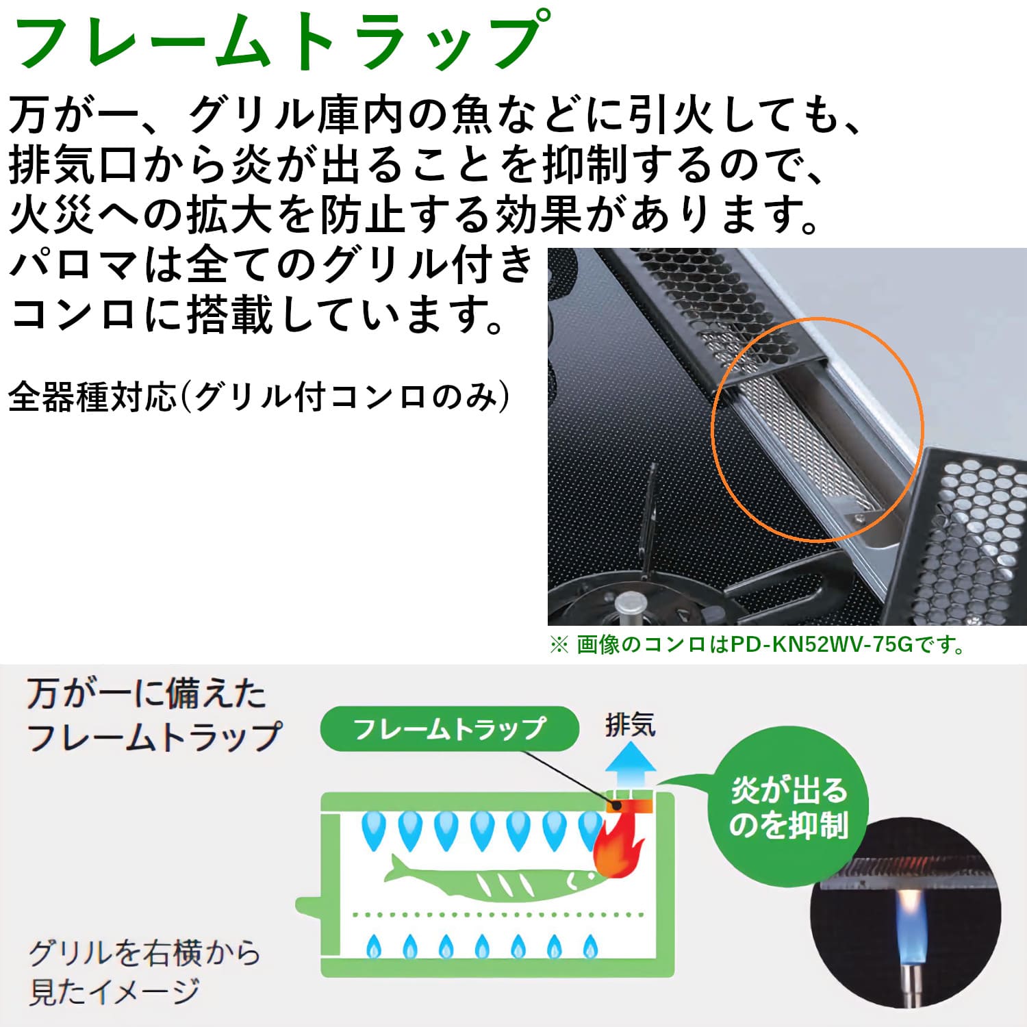 パロマ 【PD-N202HG】 ビルトインコンロ コンパクトキッチンシリーズ 2口タイプ 45cm ナチュラルホワイト Paloma
