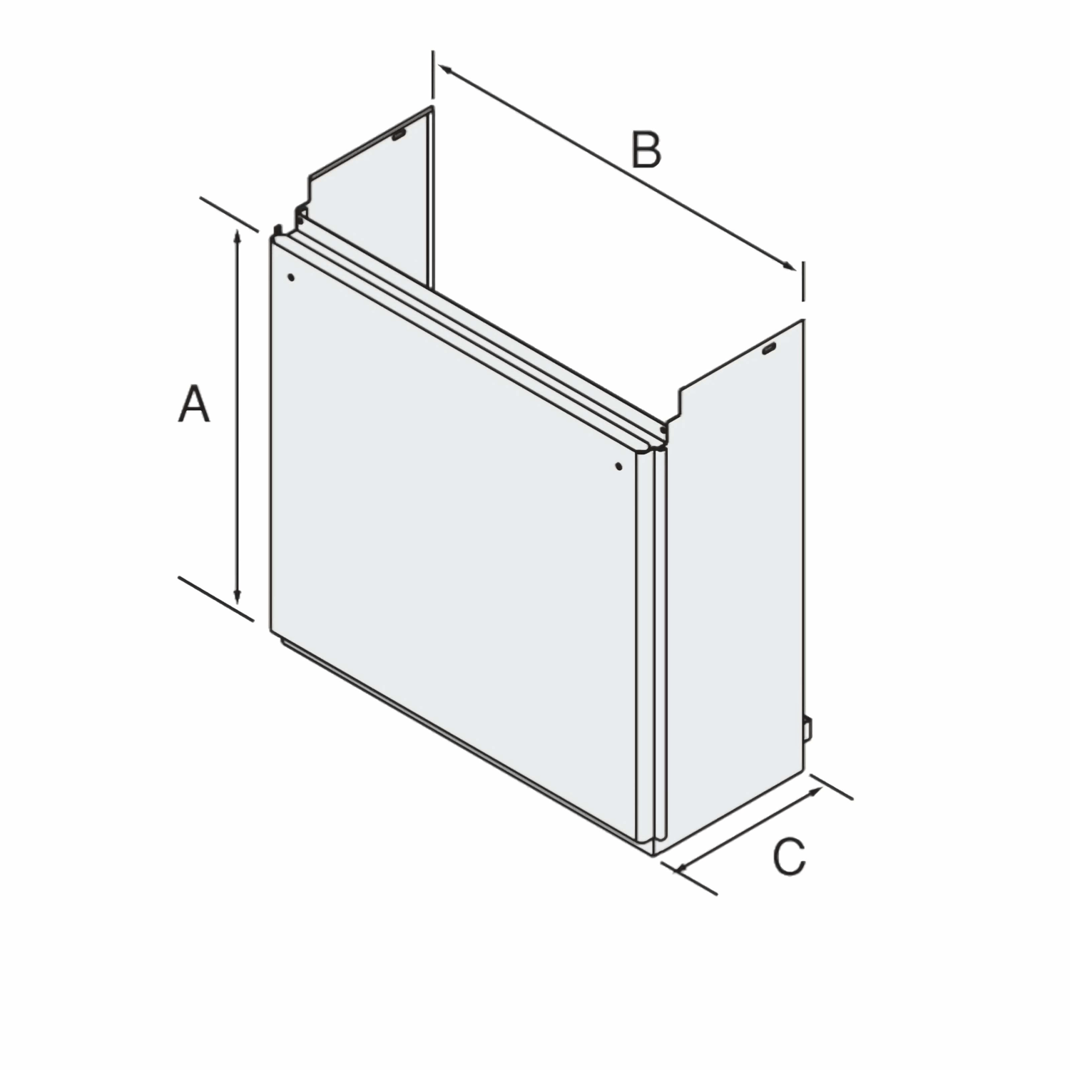 パロマ 【HCPH-3SS 450L】 配管カバー 450L Paloma