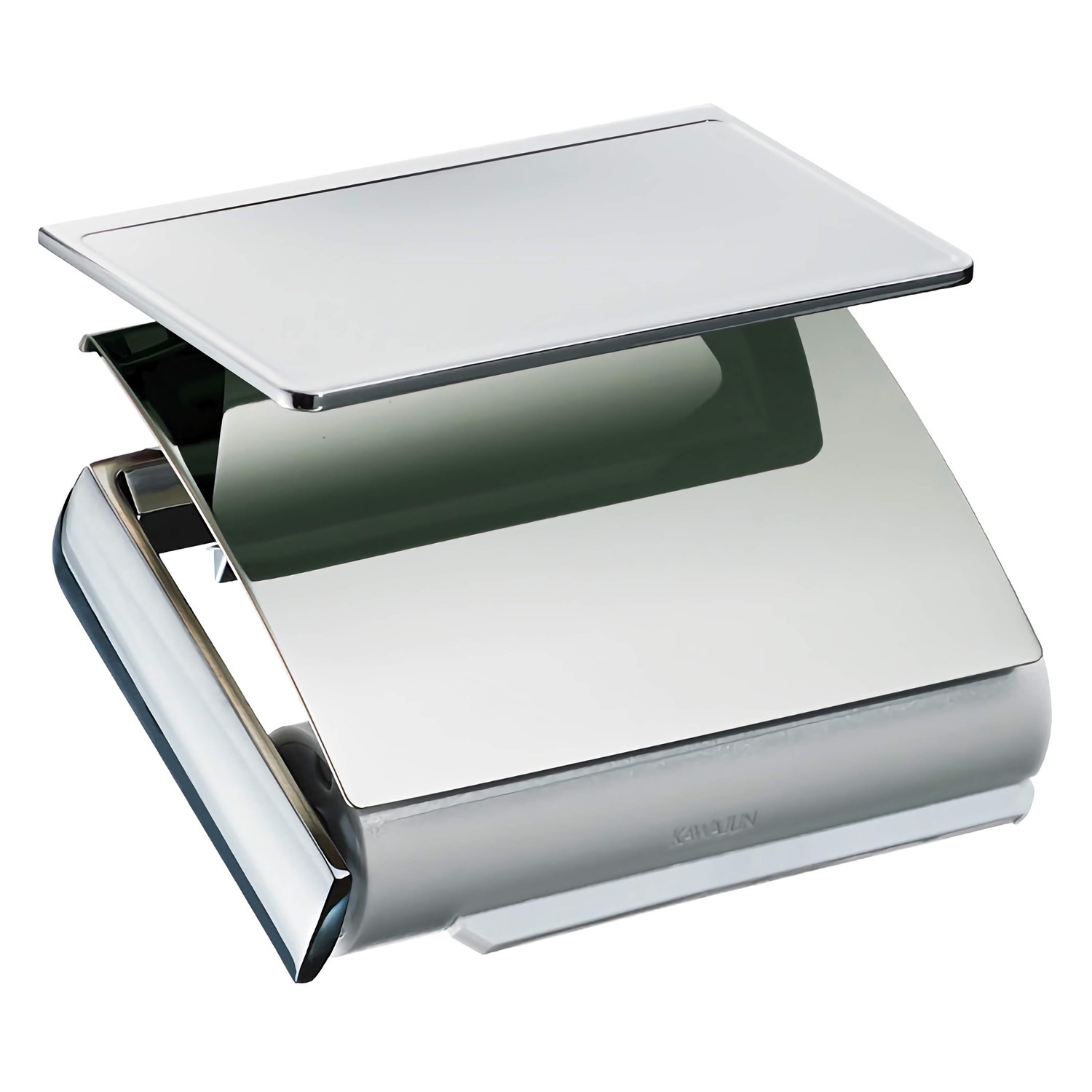 カワジュン 【SC-487-SC】 棚付き静音タイプペーパーホルダー クローム