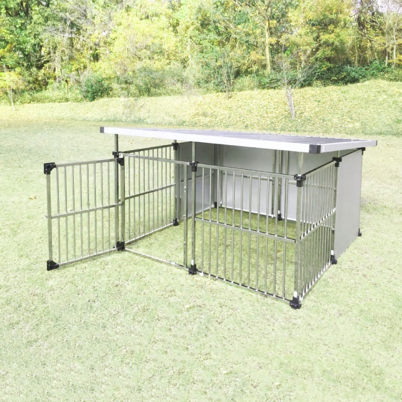 ステンレス製マルチ犬舎 【DFS-M2】 ドッグハウス メタルテック株式会社直送品