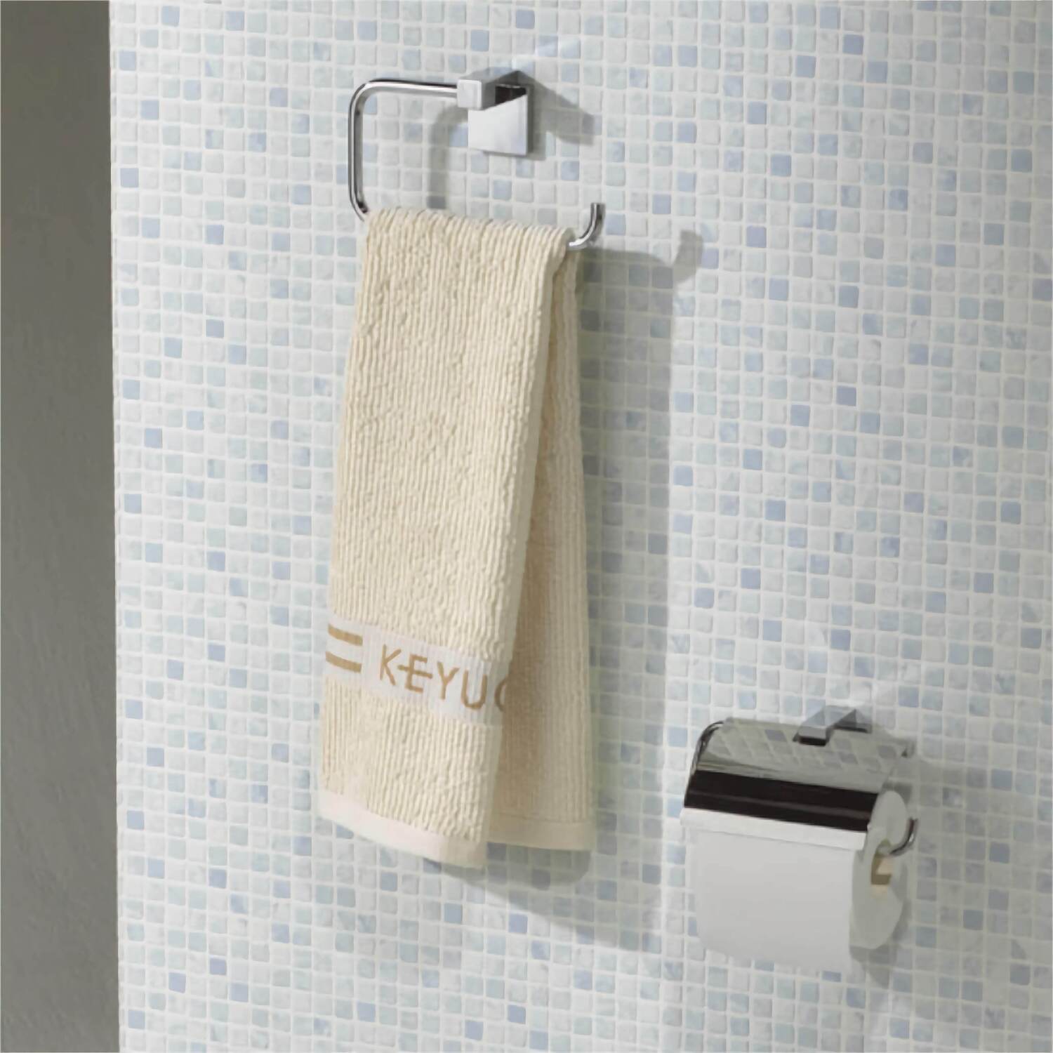 カワジュン 【SC-043-XC】 ペーパーホルダー クローム+鏡面 KAWAJUN