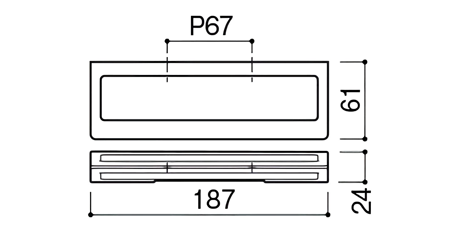 カワジュン 【SC-451-XC】 タオルレール クローム KAWAJUN