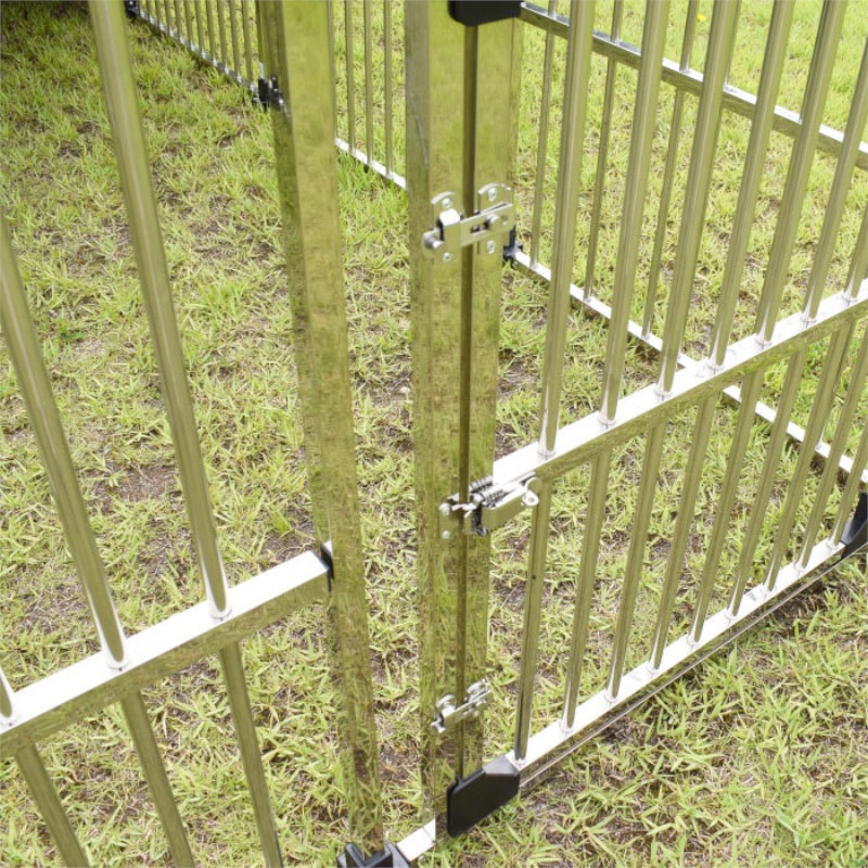 犬舎 ドッグハウス 【DFS-M1+α】 (0.5坪タイプ屋外用犬小屋)+α拡張タイプ メタルテック直送品