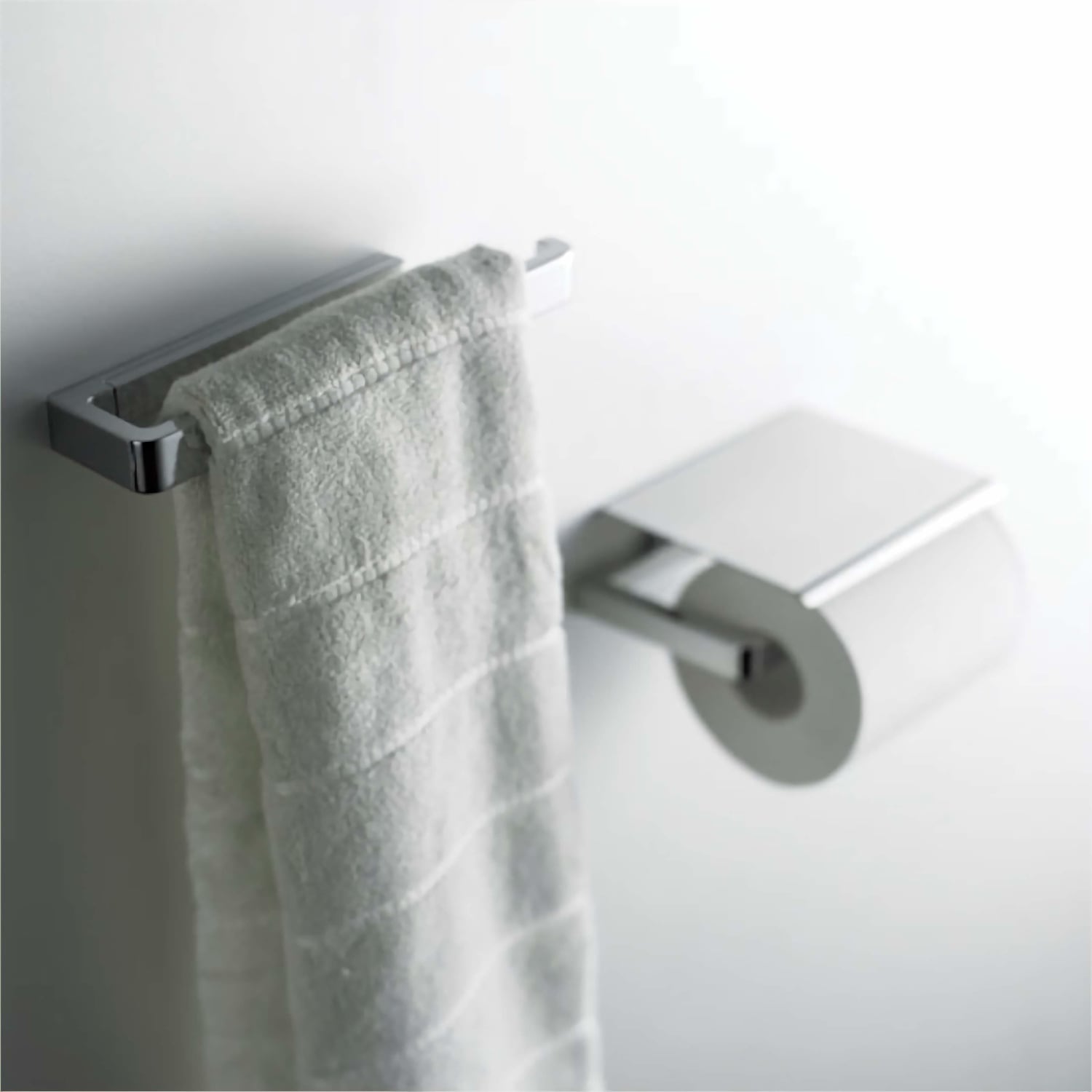 カワジュン 【SC-099-XCS】 タオルレール クローム KAWAJUN