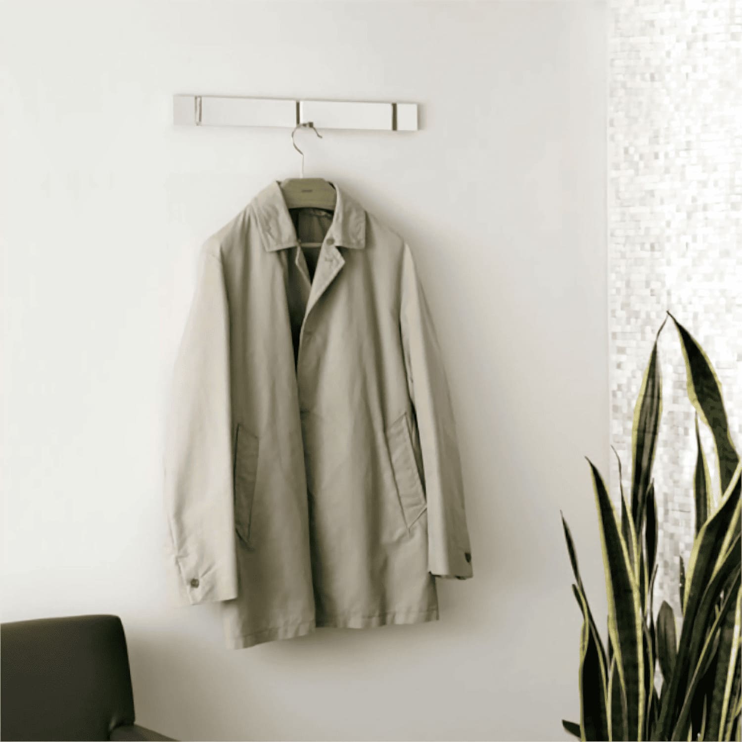 カワジュン 【AC-822-SC】 ブラインドフック(3連フック) ホワイト+