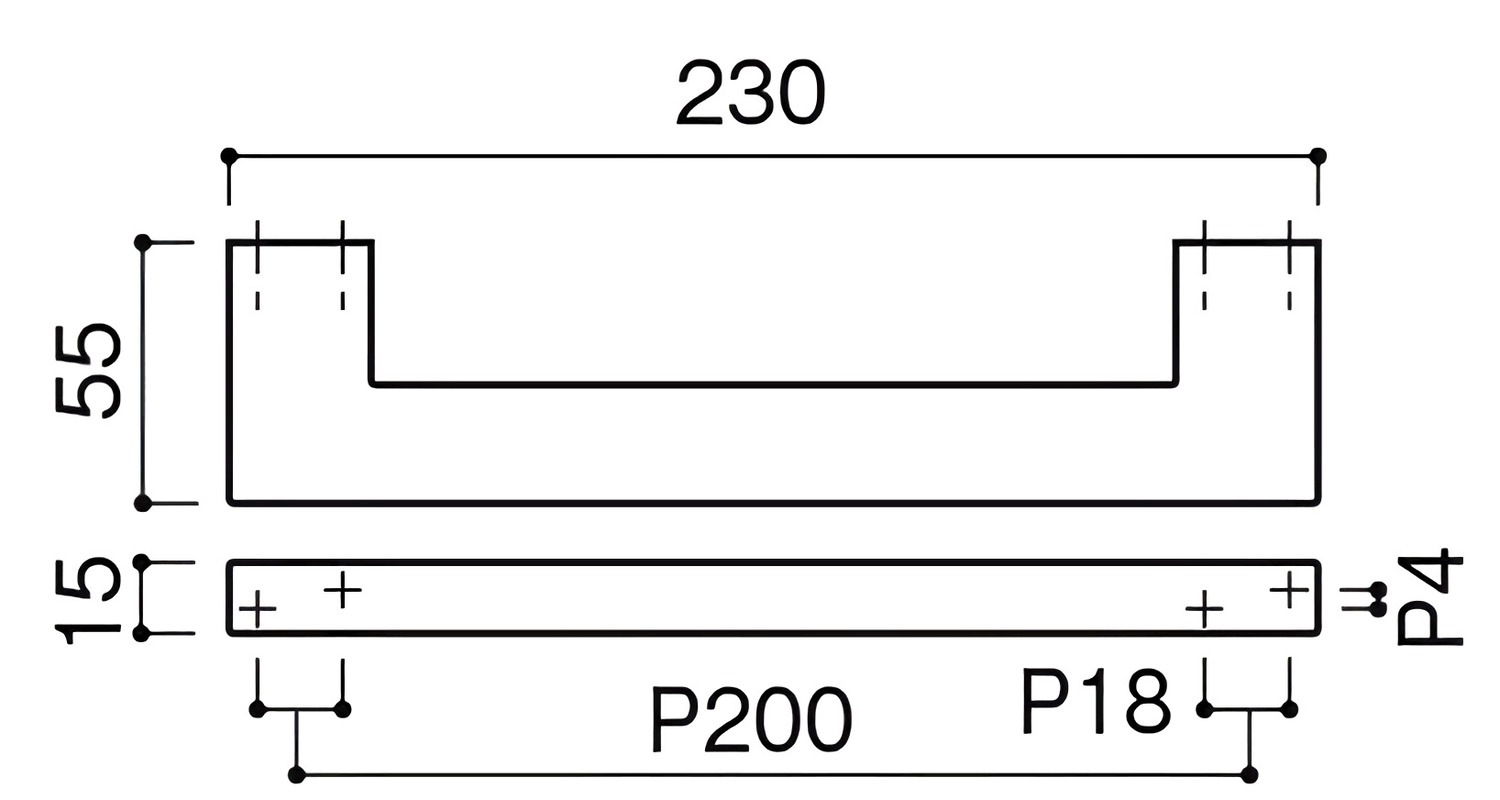カワジュン 【SC-461-XT】 タオルレール ヘアライン KAWAJUN