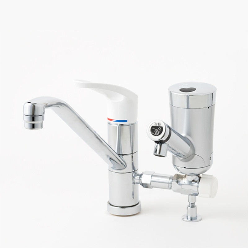 ミナミサワ 【SWTW】 流し台用自動水栓付きシングルレバー混合栓