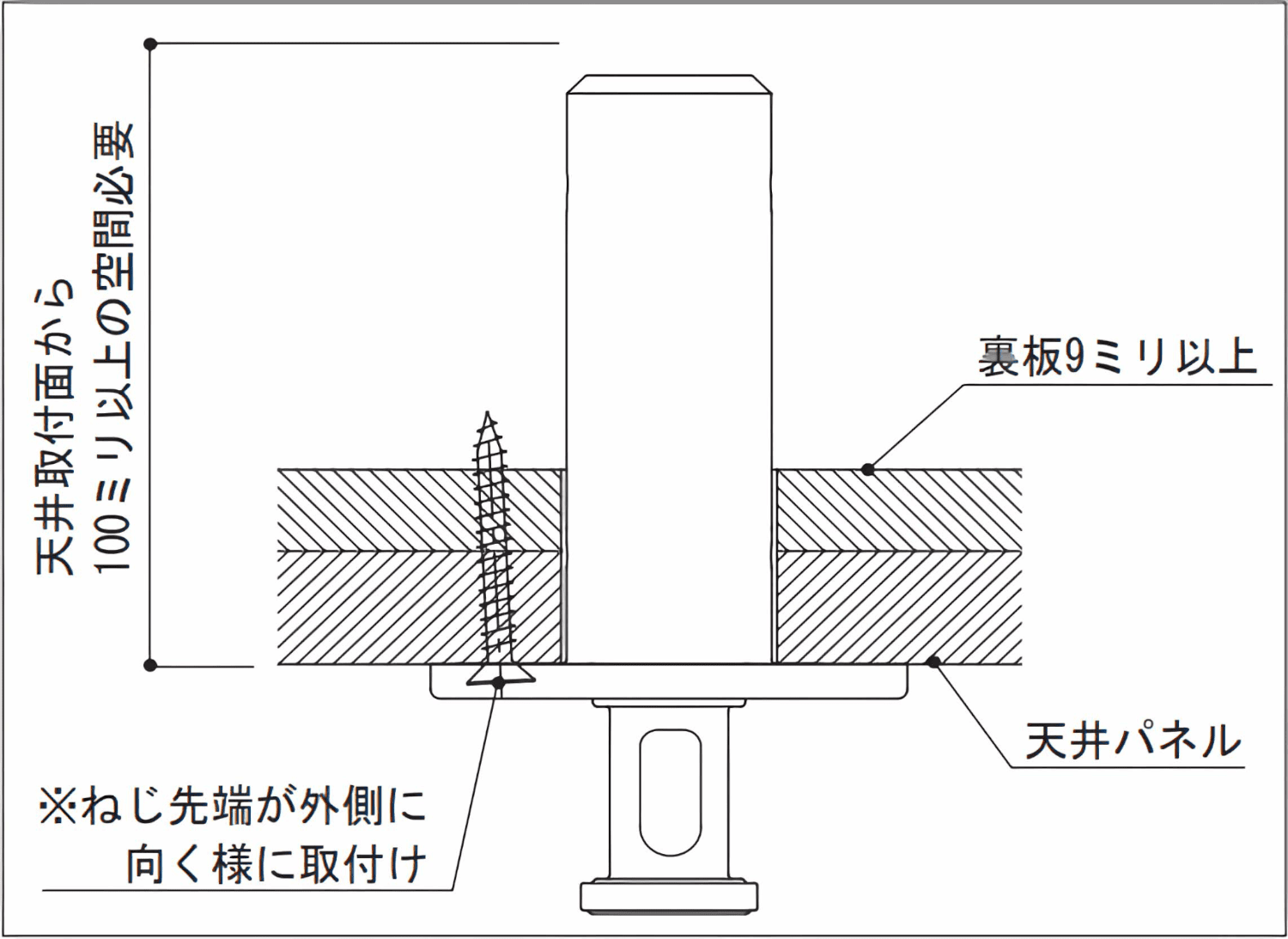 カワジュン 【SC-509-S50】 ランドリーハンガー アーム長さ500mm KAWAJUN