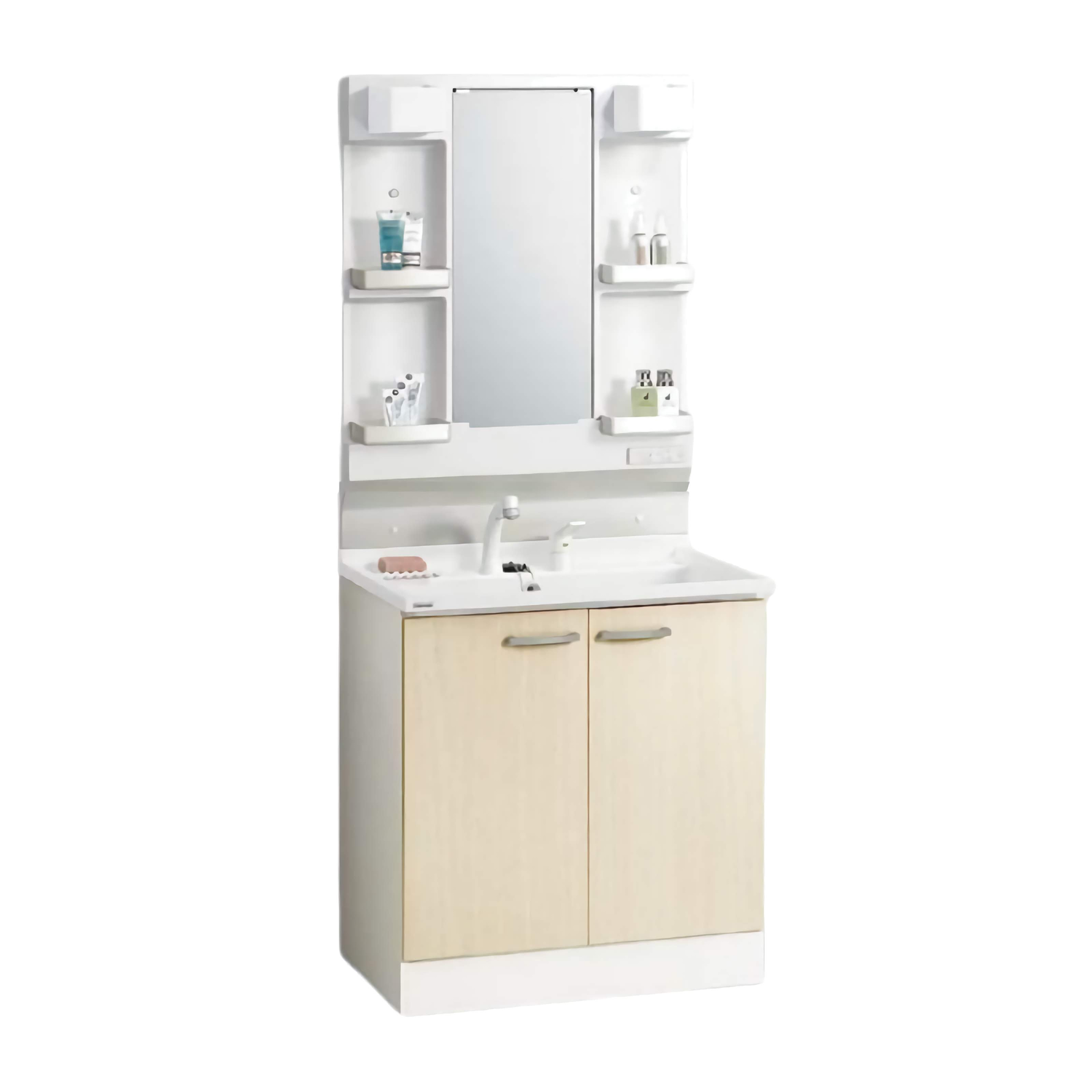 クリナップ 【BGAL75TNTVW※(I・G)+M-(H・L)751GAEH】 BGAシリーズ洗面