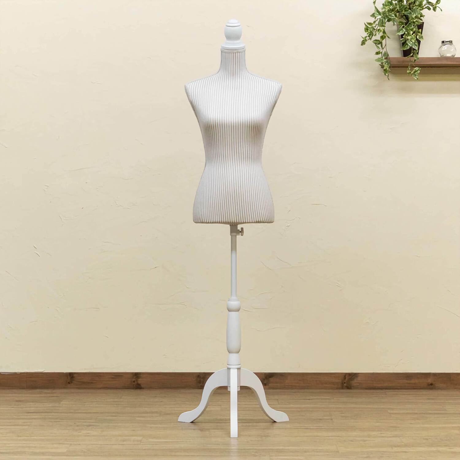 洋裁用トルソー 【CN-10】 IV(アイボリー) NV(ネイビー) BK(ブラック) ST(ストライプ)