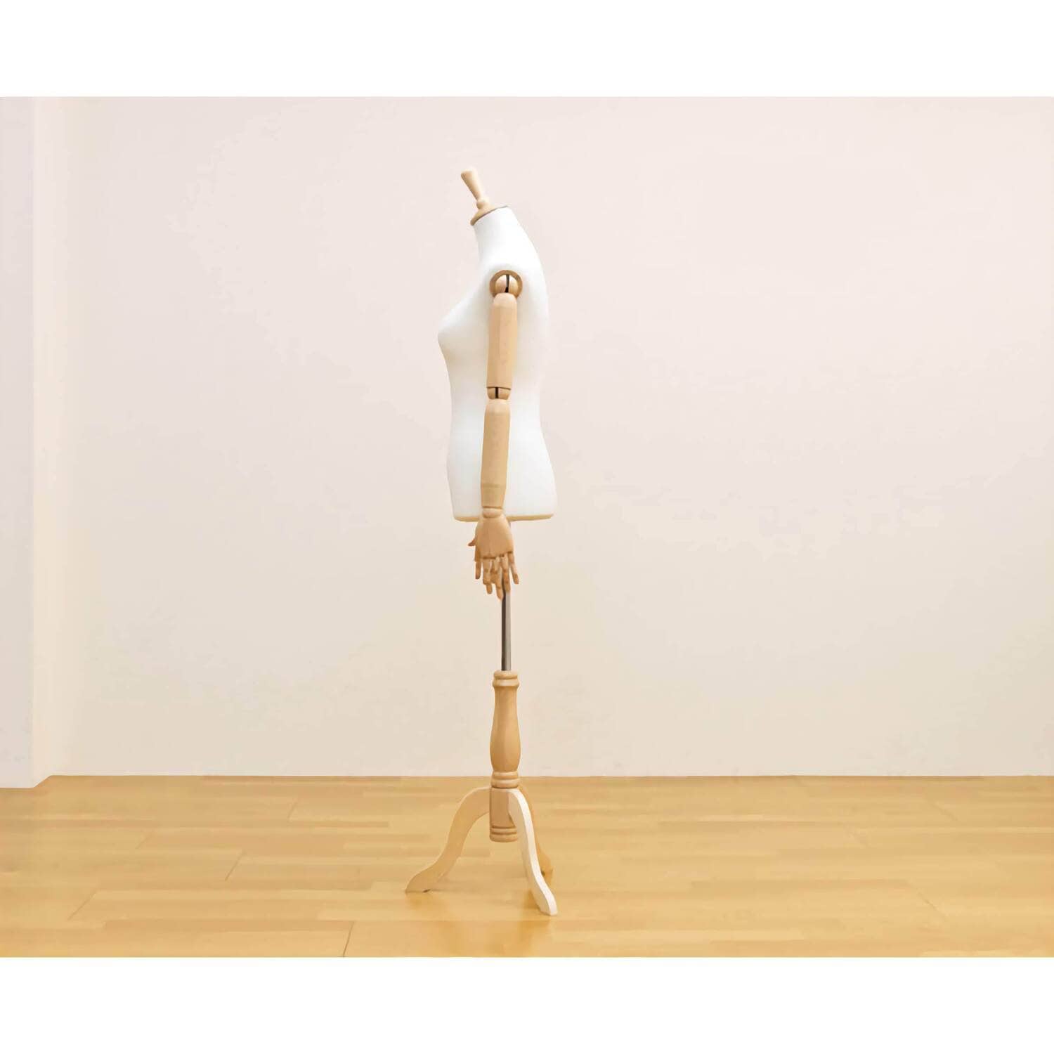 アーム付きトルソー 【CN-07IV】 アイボリー