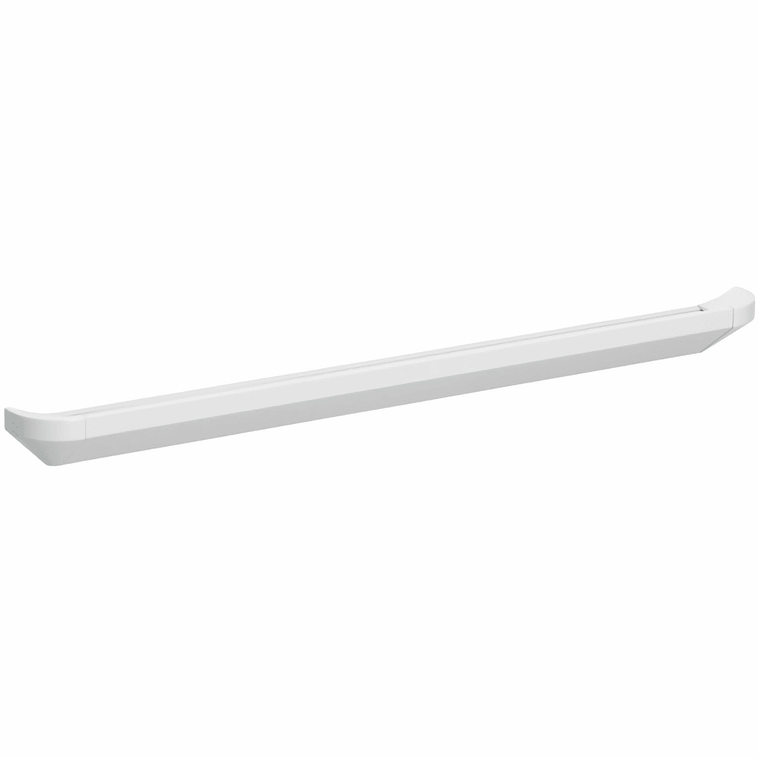 カワジュン 【AC-896-072-400】 フックレール L400 ホワイト KAWAJUN