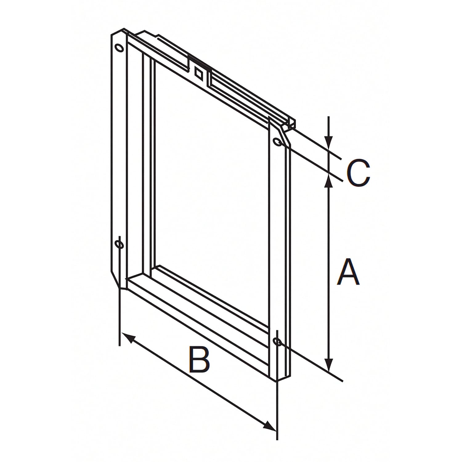 リンナイ 【UX-U030-U】 扉内設置用取付BOX Rinnai