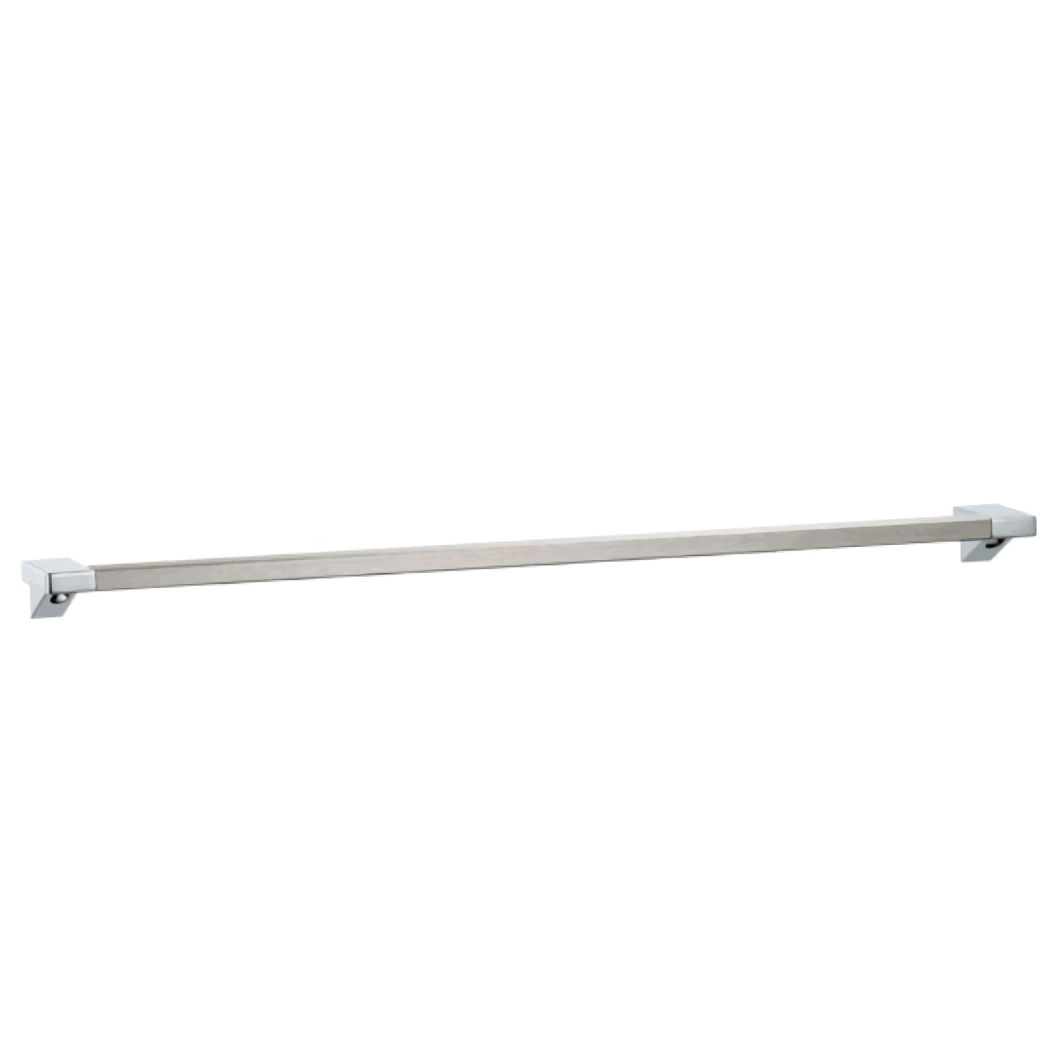 カワジュン 【SC-311-CTL】 タオルレール クローム+ヘアライン KAWAJUN