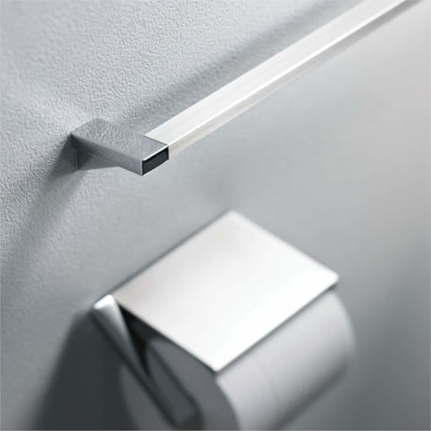 カワジュン 【SC-311-CTL】 タオルレール クローム+ヘアライン KAWAJUN