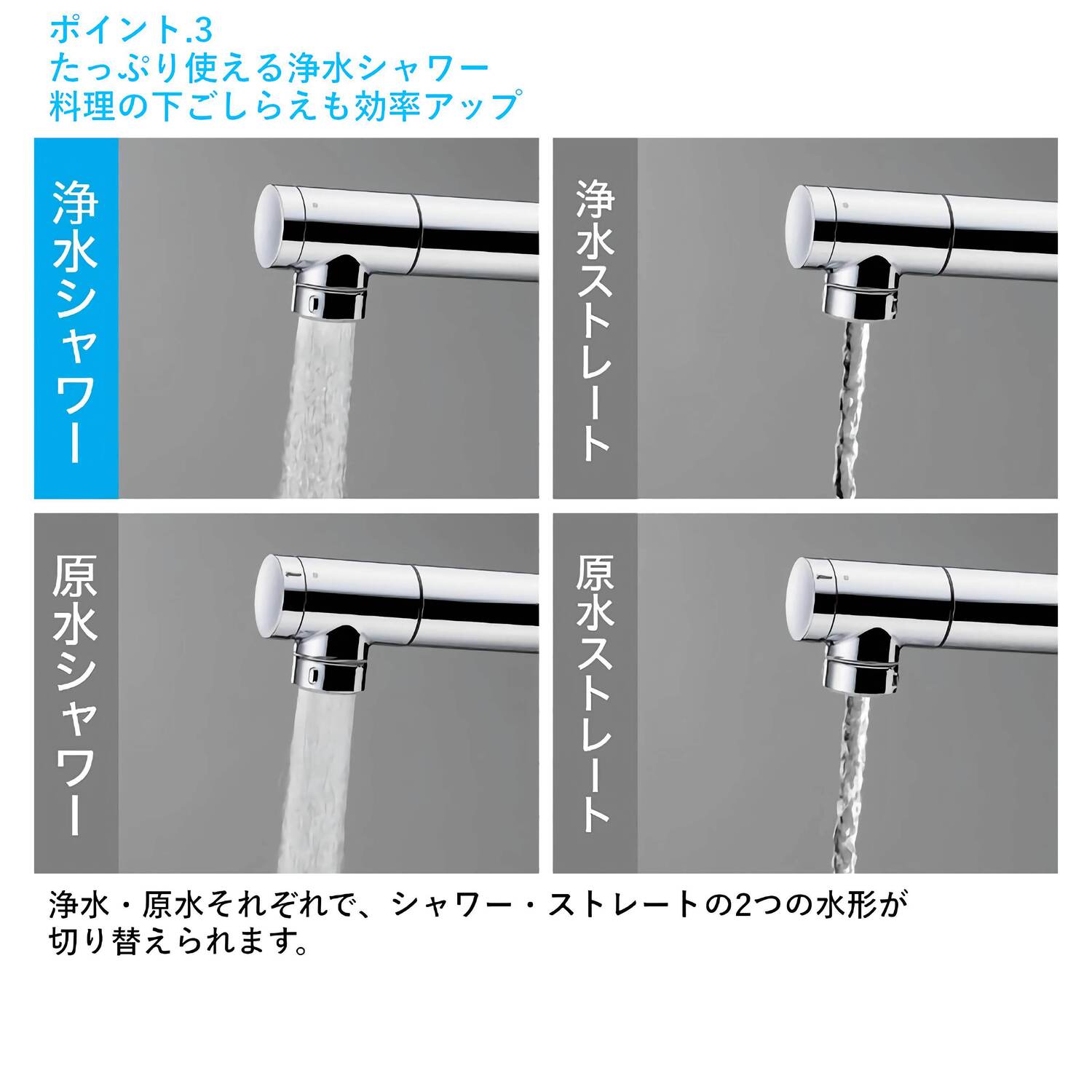 タカギ 【LS106MN-NNBN】 蛇口一体型浄水器 LS シングルレバー混合栓