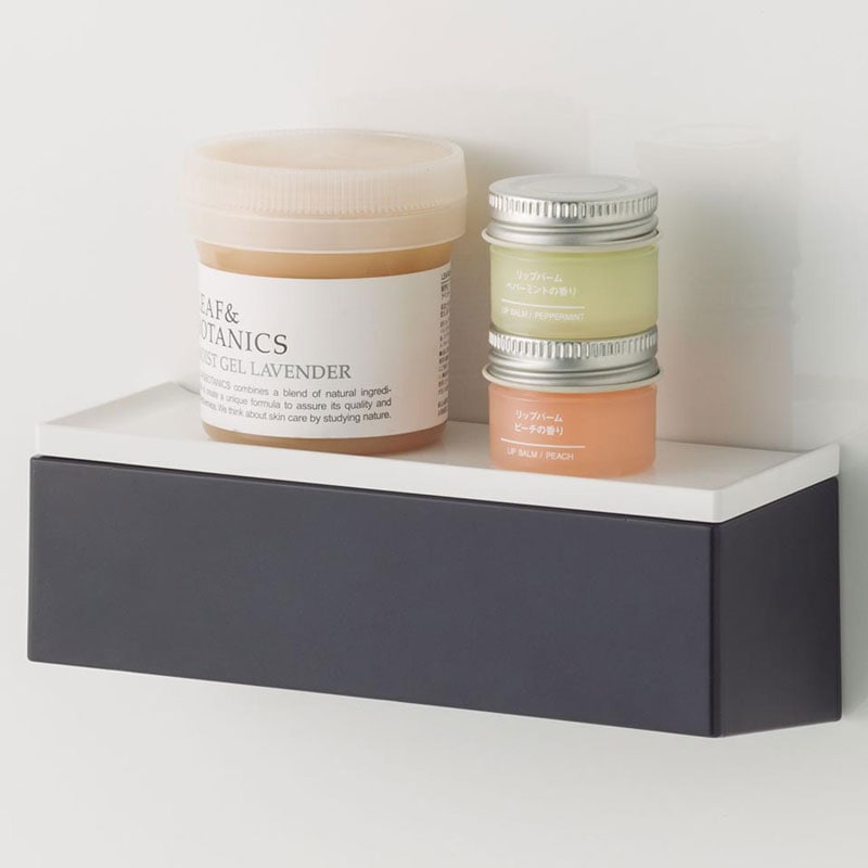 タカラスタンダード 【MGAKコモノトレー15S(W)＋MGSKタオルハンガーS】 小物置きS どこでもラック