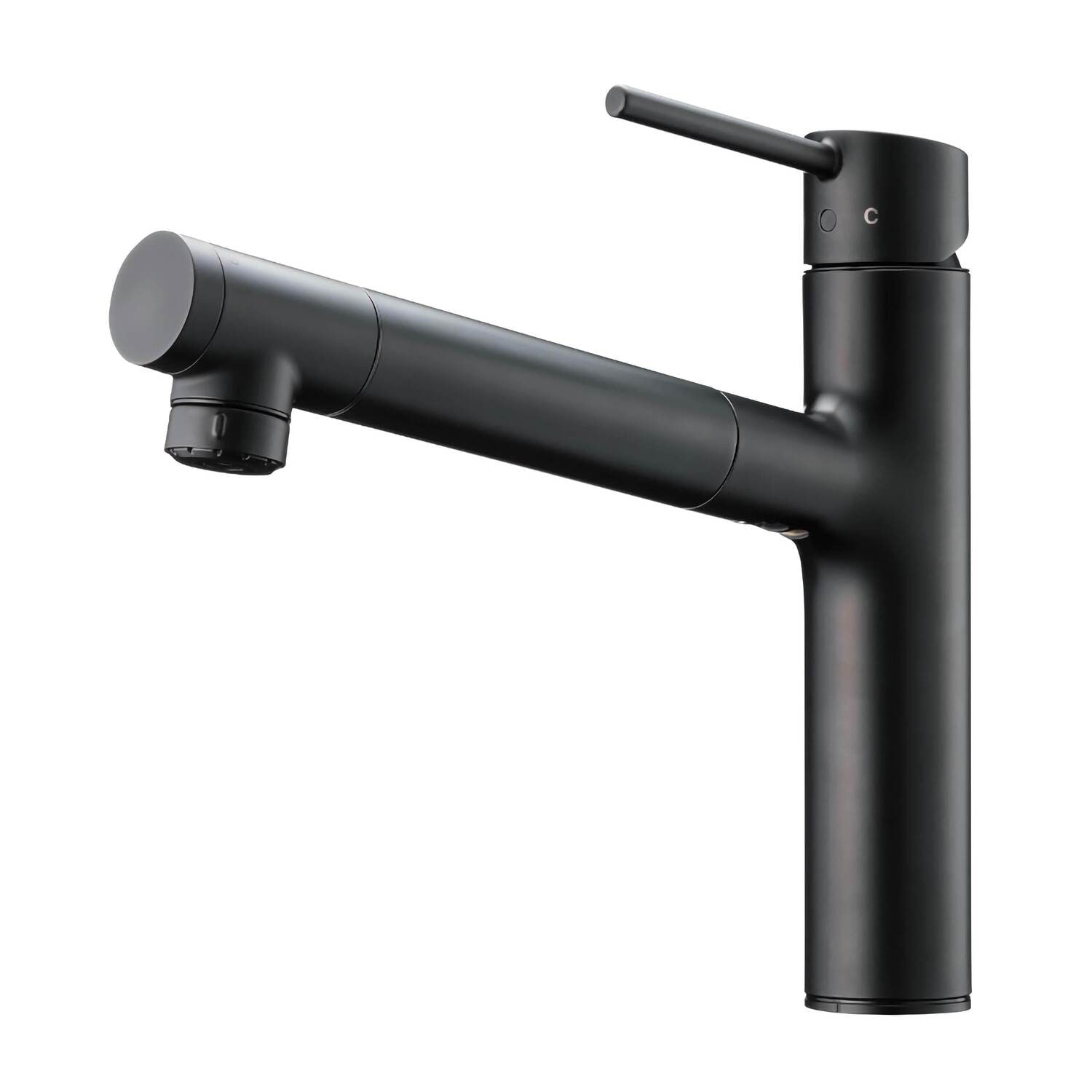 タカギ 【LS106BK】 蛇口一体型浄水器 LS シングルレバー混合栓(ワン