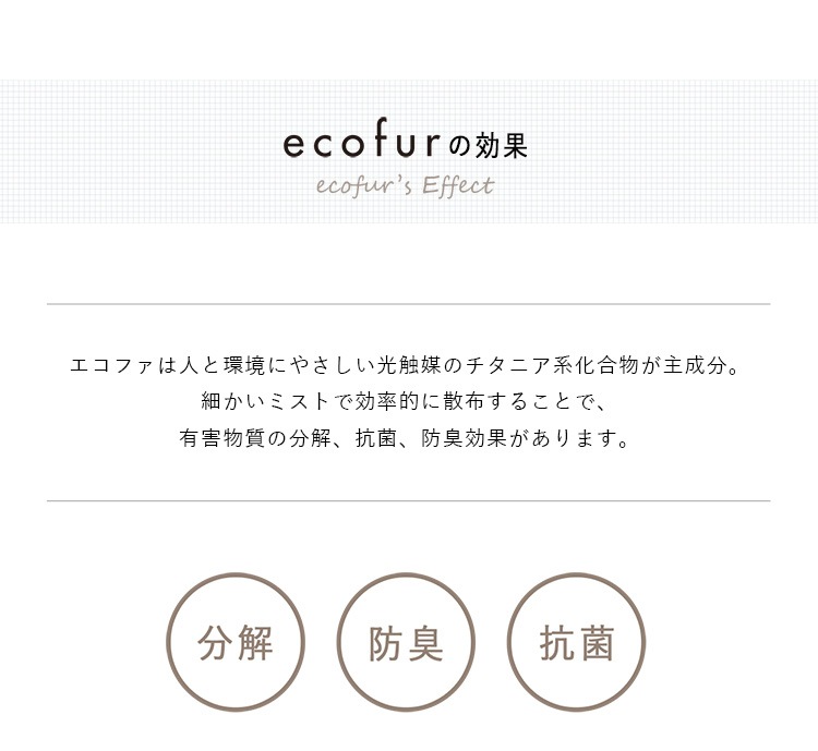 エコファ 【ECOFUR-300】 シックハウス対策スプレー(300mlタイプ)