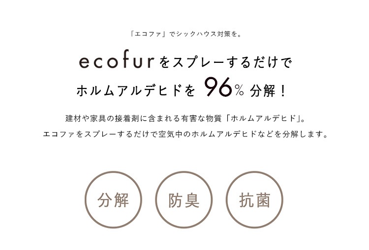 エコファ 【ECOFUR-300】 シックハウス対策スプレー(300mlタイプ)