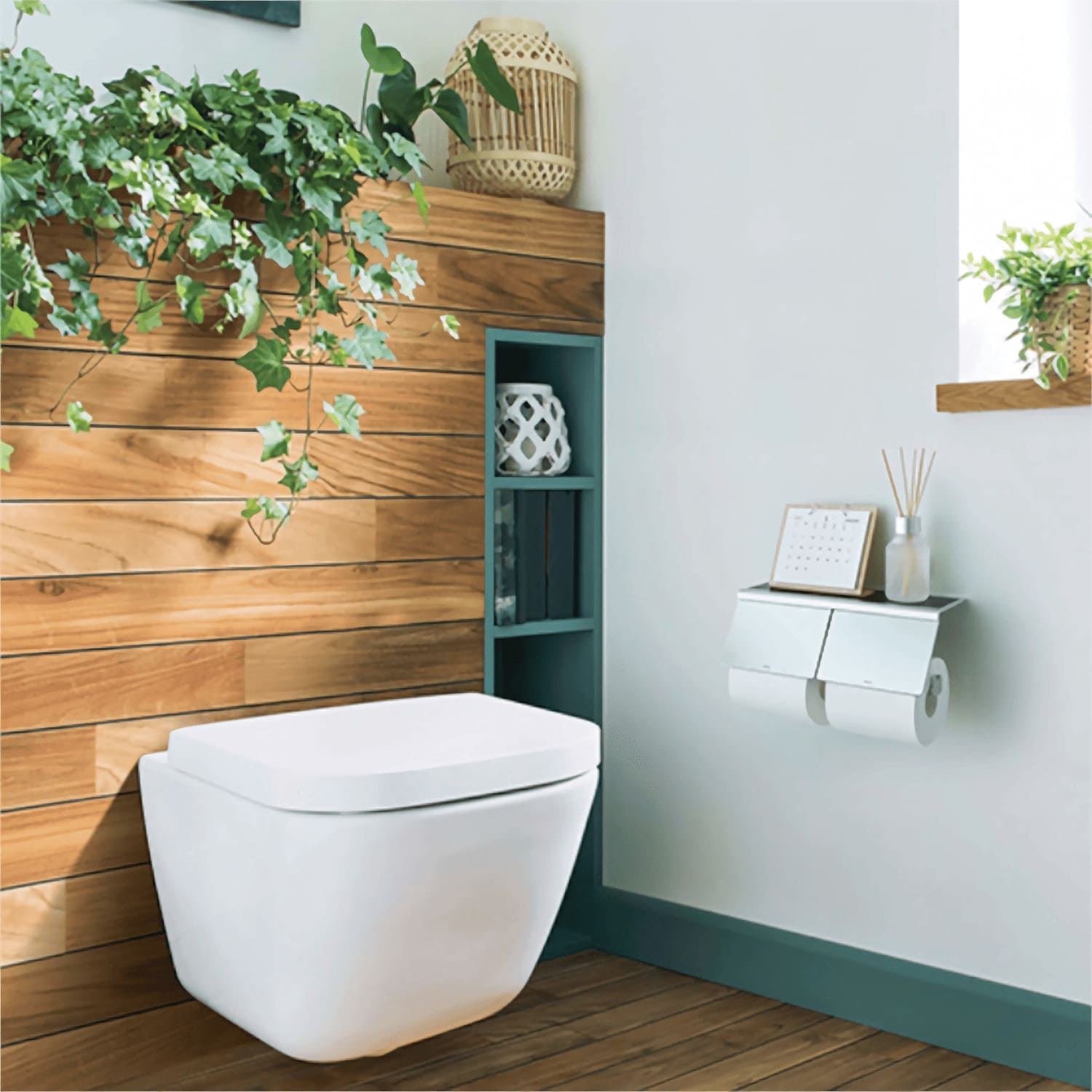 カワジュン 【SE-42W-001C】 ダブルペーパーホルダー セラミックホワイト＋クローム KAWAJUN