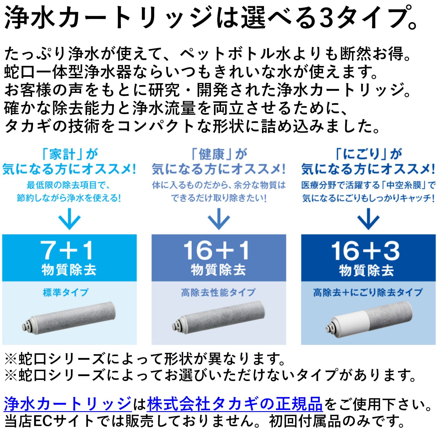 タカギ 【JL366AK】 蛇口一体型浄水器 みず工房 クリーン 取替スパウト