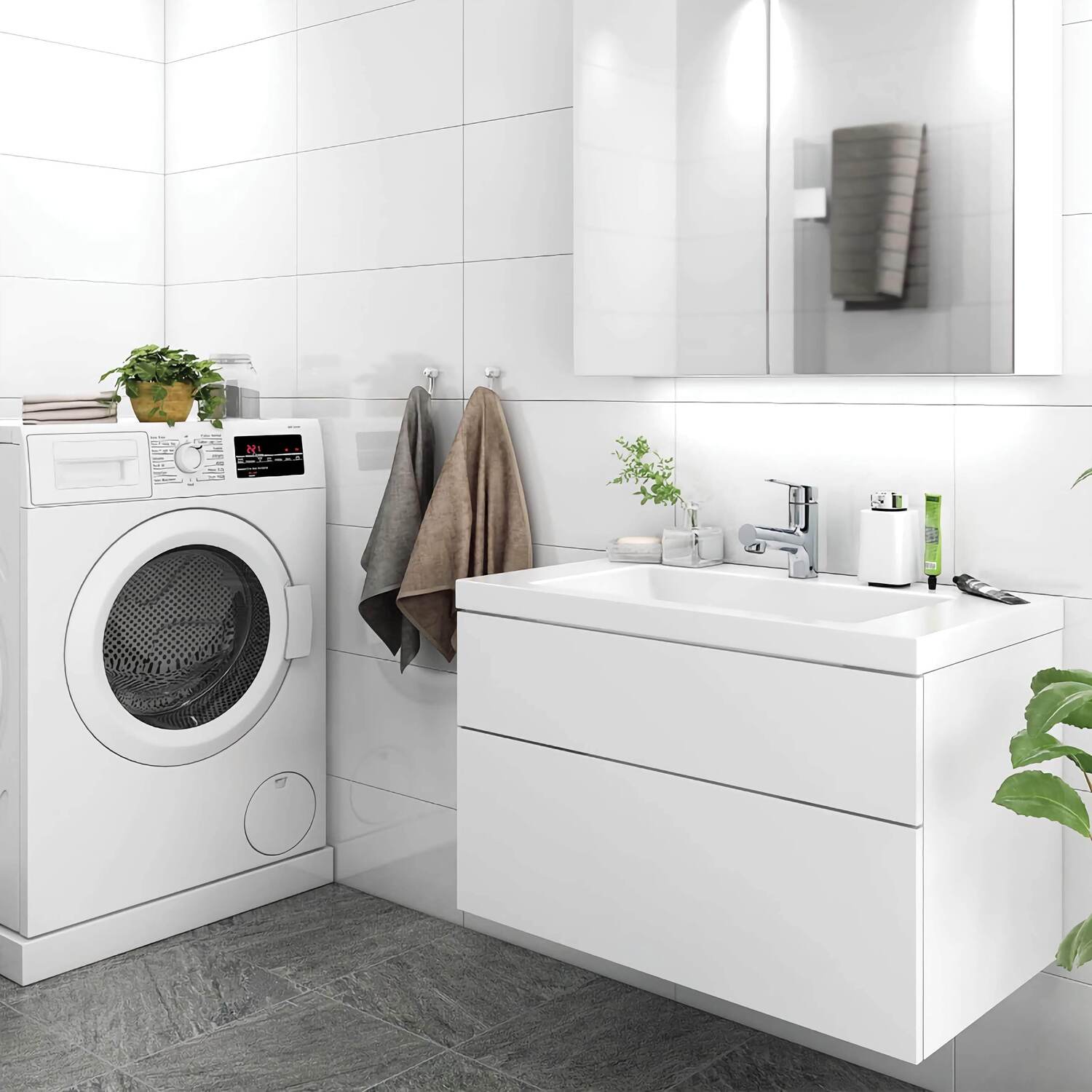 タカギ 【WU100MN】 洗面用水栓 キレイスト シングルレバー洗面混合栓 一般地用 メッキ