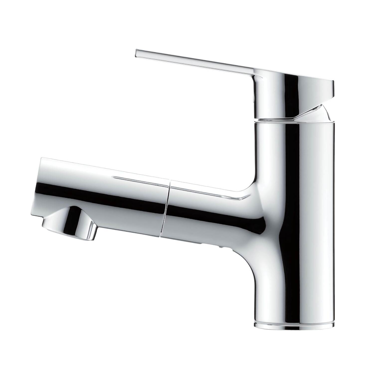 タカギ 【WU100MN】 洗面用水栓 キレイスト シングルレバー洗面混合栓 一般地用 メッキ