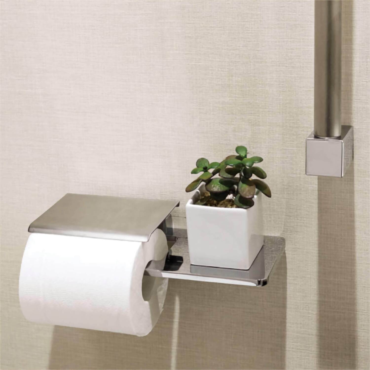 カワジュン 【SC-613-XC】 ペーパーホルダー クローム+鏡面 KAWAJUN