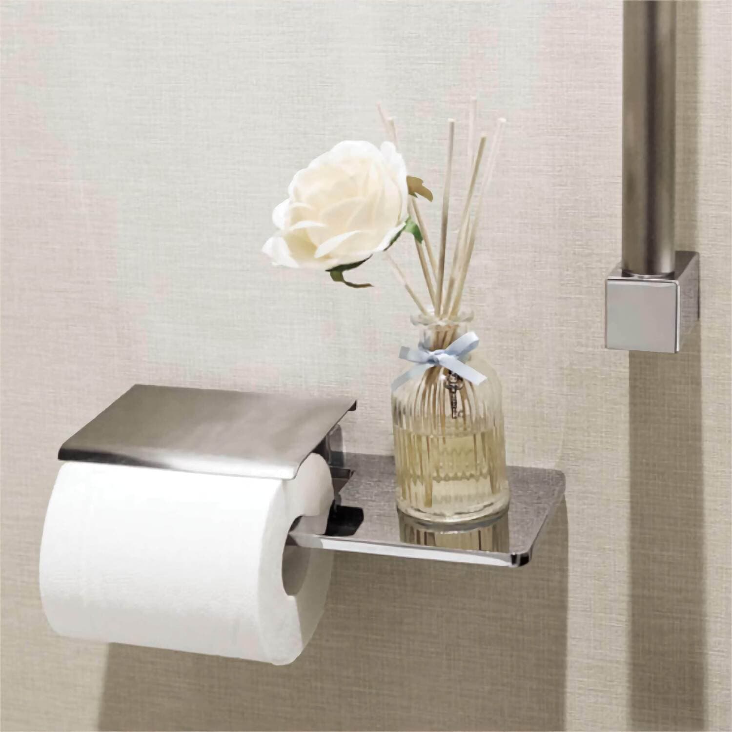 カワジュン 【SC-613-XC】 ペーパーホルダー クローム+鏡面 KAWAJUN