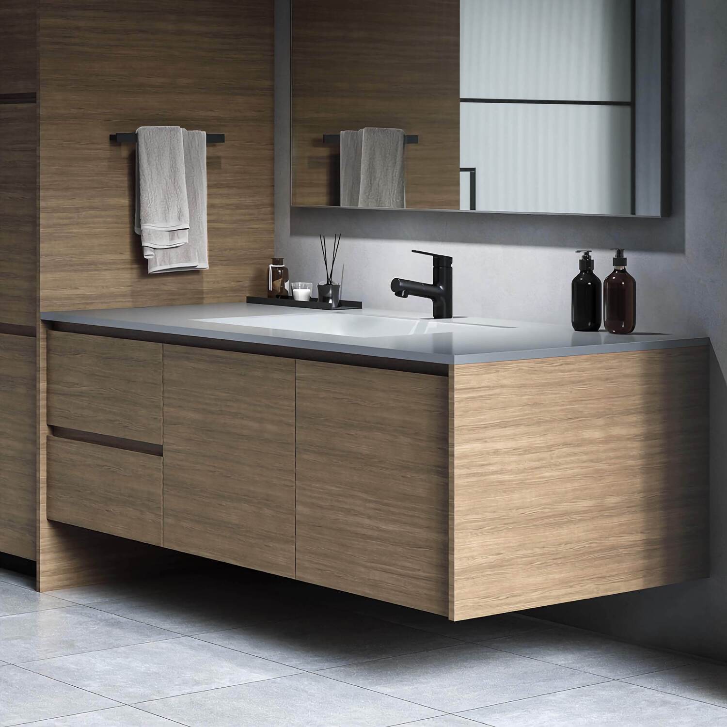 タカギ 【WU100BK】 洗面用水栓 キレイスト シングルレバー洗面混合栓 寒冷地用 ブラックマット