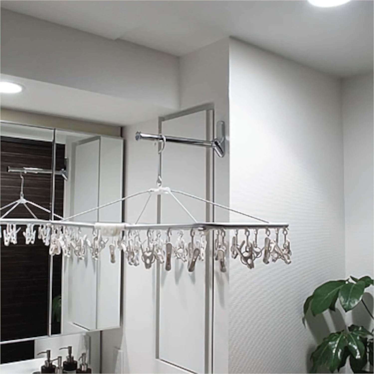 カワジュン 【SC-329-XC】 ランドリーバー(室内物干し) Laundry Bar