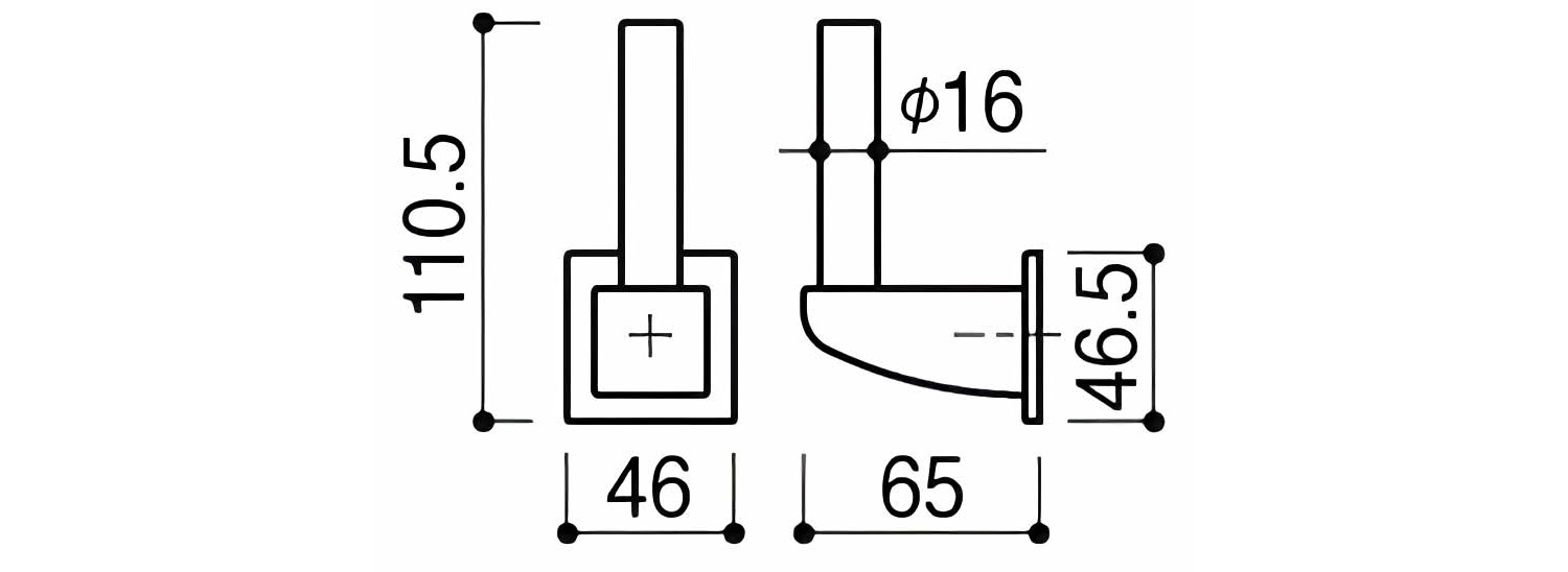 カワジュン 【SA-347-XC】 ペーパーストッカー クローム KAWAJUN