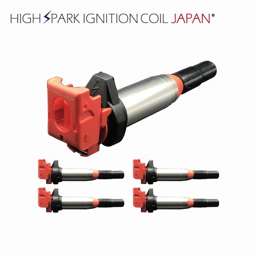MINI ミニ コンバーチブル R57 クーパーS JCW イグニッションコイル 4本セット HS-BM-001-4 ハイスパークイグニッションコイル
