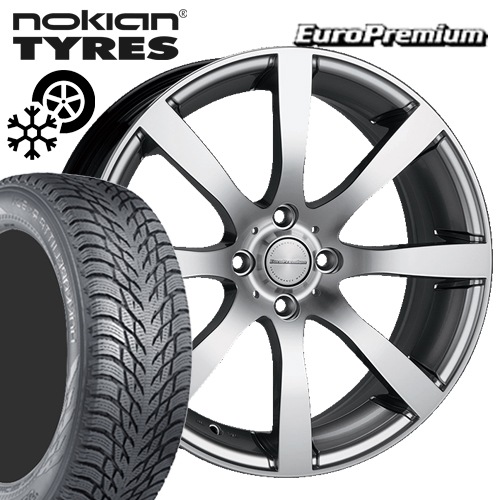 MINI ミニ コンバーチブル R57 スタッドレスタイヤホイールセット ノキアン ハッカペリッタR3 175/65R15 シャインスポーク8 シルバー 15インチ