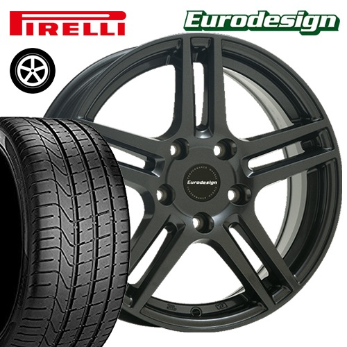 MINI ミニ クロスオーバー R60 サマータイヤホイールセット ピレリ チンチュラートP6 205/60R16 ユーロデザイン アイガー ガンメタ 16インチ